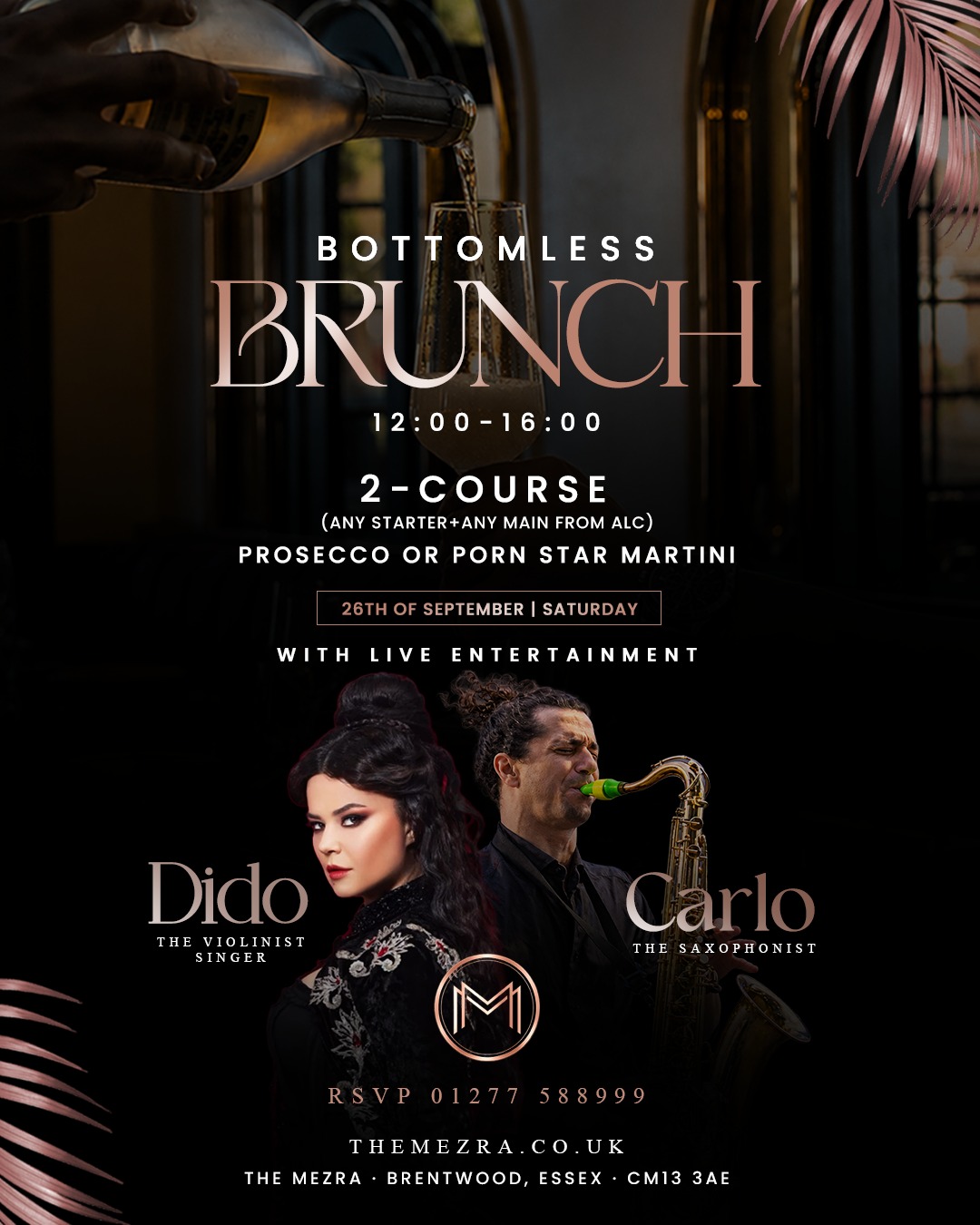 Bottomless Brunch, see the listing